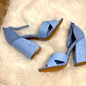 Cage Raffia Heel